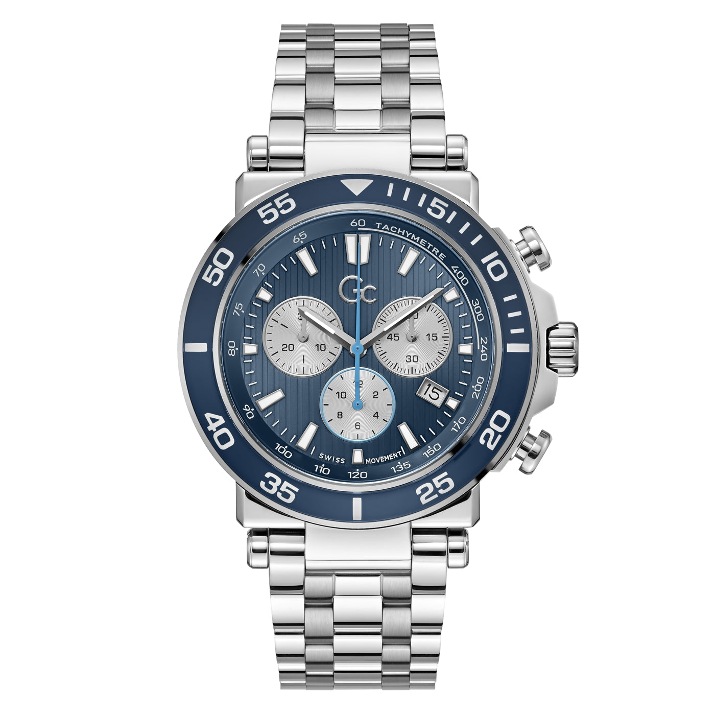 Gc Watches One Sport Silver Watch Z14011G7MF