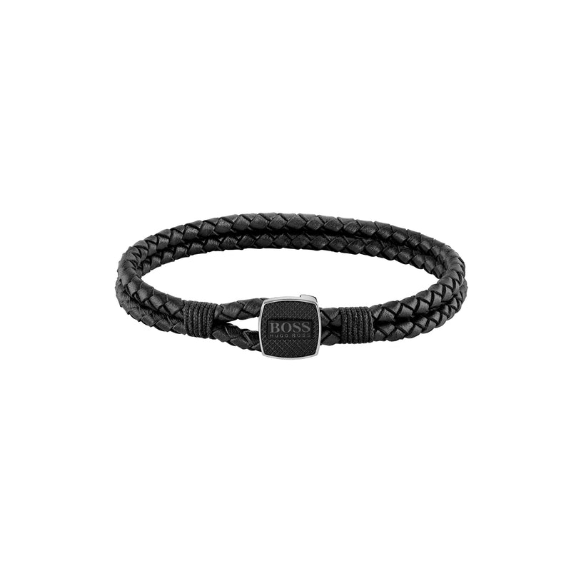 Hugo Boss Bracelet Noir HBJ1580047M-zoom-