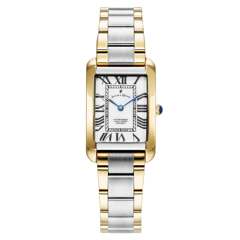 Jacques du Manoir Emily III Montre Femme Argentée et Dorée JWL05803-zoom-