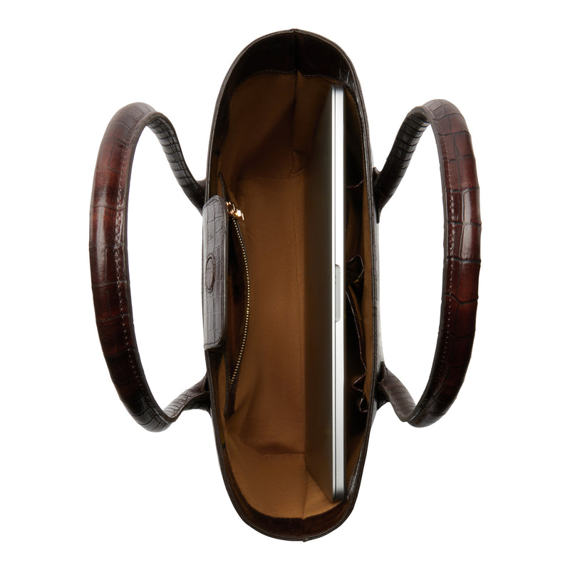 Isabel Bernard Honoré Femmes Cabas Marron IB25025-zoom-