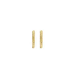 Blush Gold Hoop Earrings 7265YGO