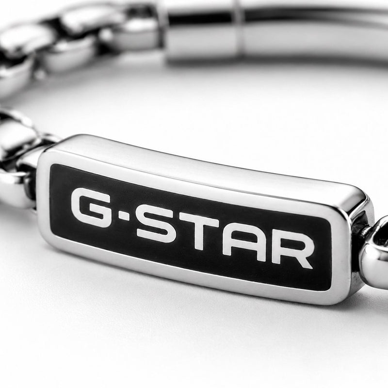 G-Star Floatcore Bracelet argenté Box Chain GSJ.100.02-zoom-