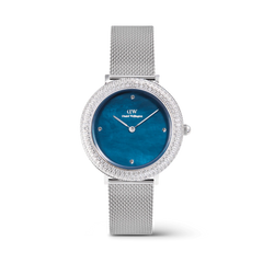 Daniel Wellington Crystalline Bezel Arctic Blu Mop Women's Watch DW00100825
