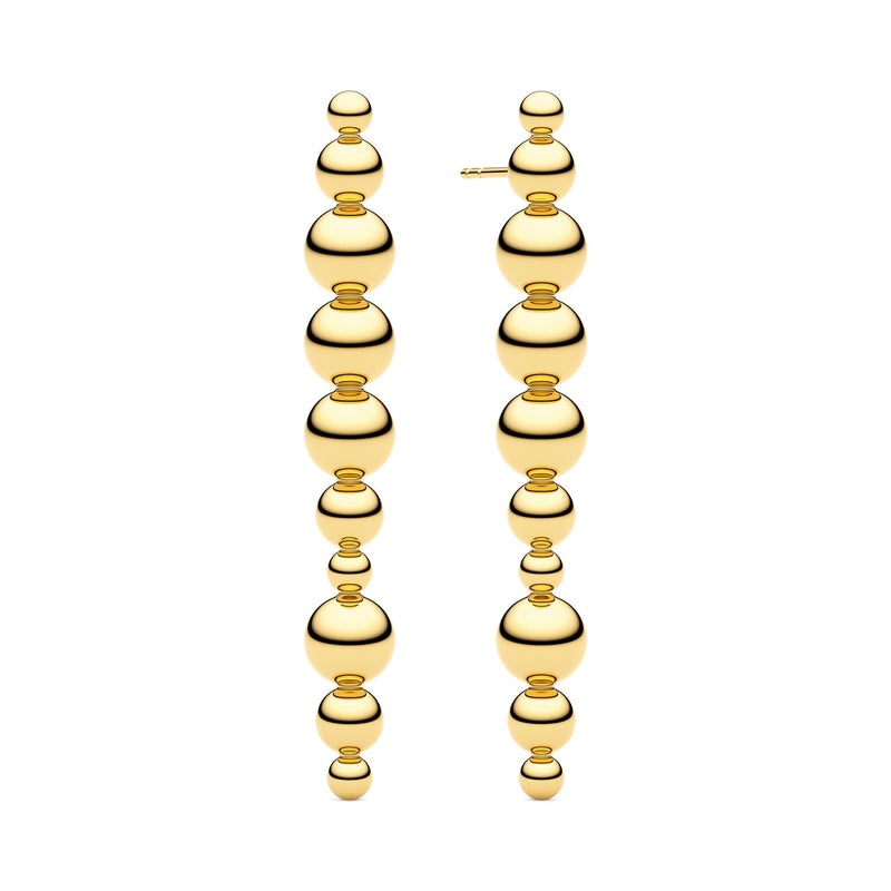 Sif Jakobs Gold Plated Bormio Lungo Earrings SJ-E2740-YG-zoom-