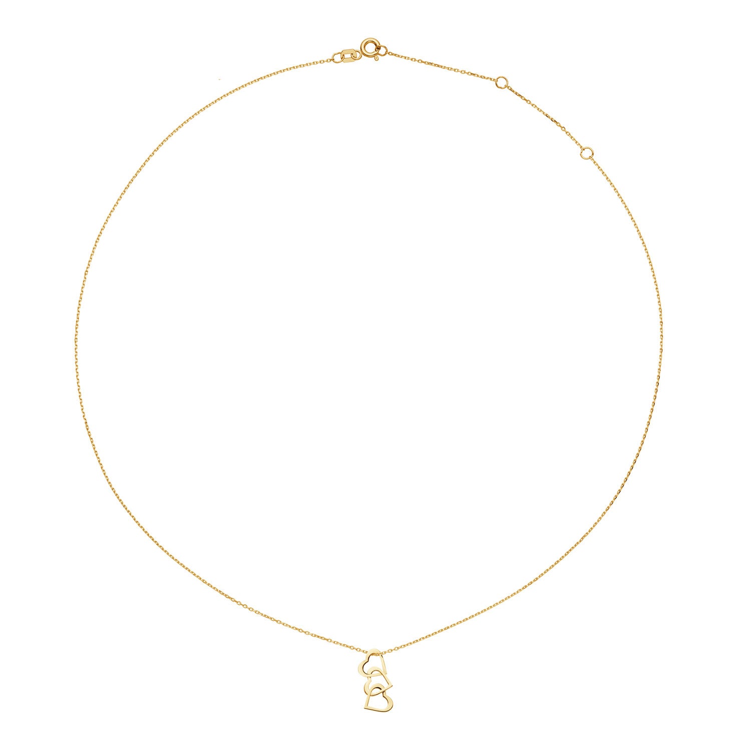 Jackie Gold Moving Love 14 Karat Gold Necklace JKN25.550