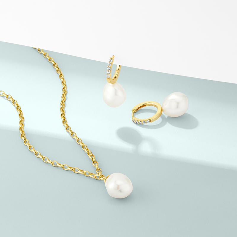 Sif Jakobs Gold Plated Padua Uno Earrings SJ-E2443-PCZ-YG-zoom-