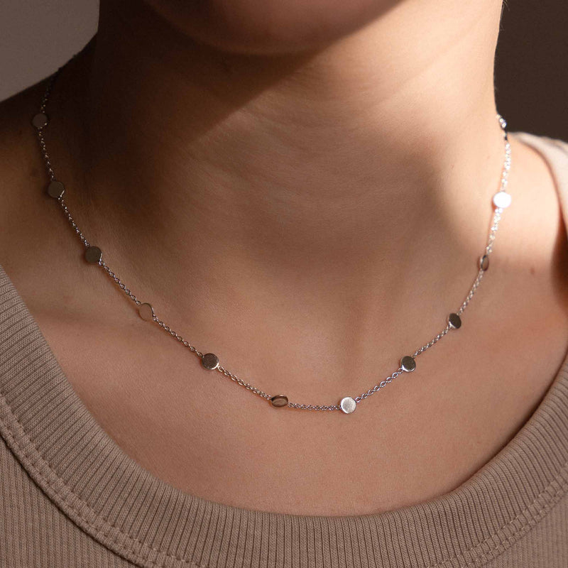 Violet Hamden Luna Ras-du-Cou en Argent 925 Sterling avec Lunes VH15002-zoom-