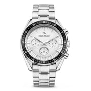 Mats Meier Arosa Racing Hommes Montre Argent MM50018