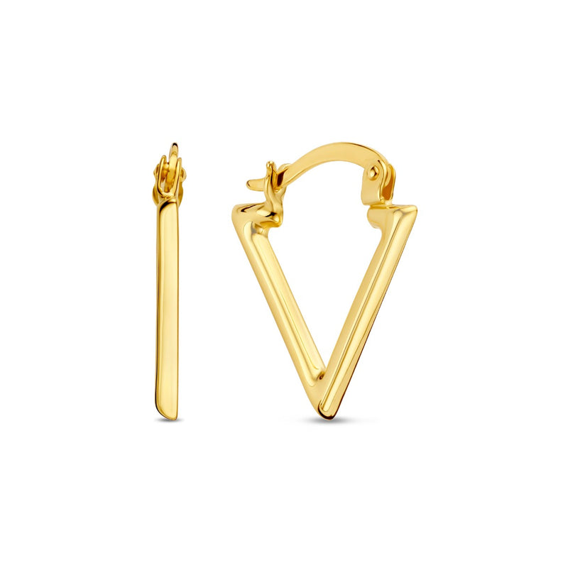 Beloro Jewels Della Spiga  Creoles Or 9 carats BO360082-zoom-