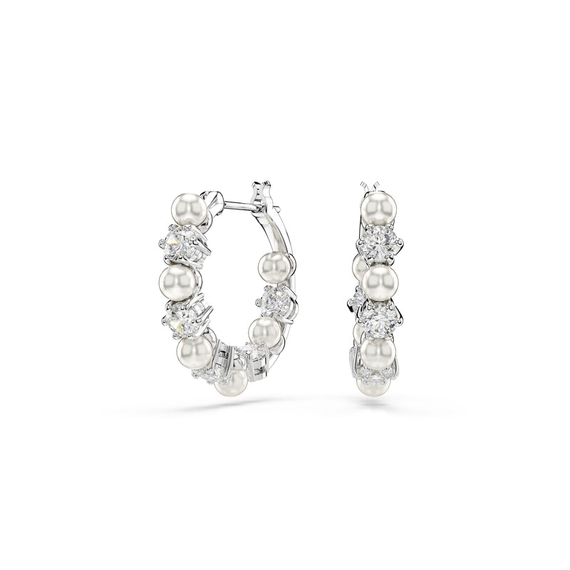 Swarovski Matrix Clous d'oreilles Matrix couleur argent 5709256-zoom-