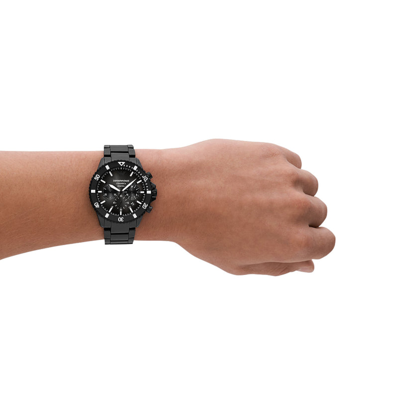 Emporio Armani Hommes Montre Noir AR70010-zoom-