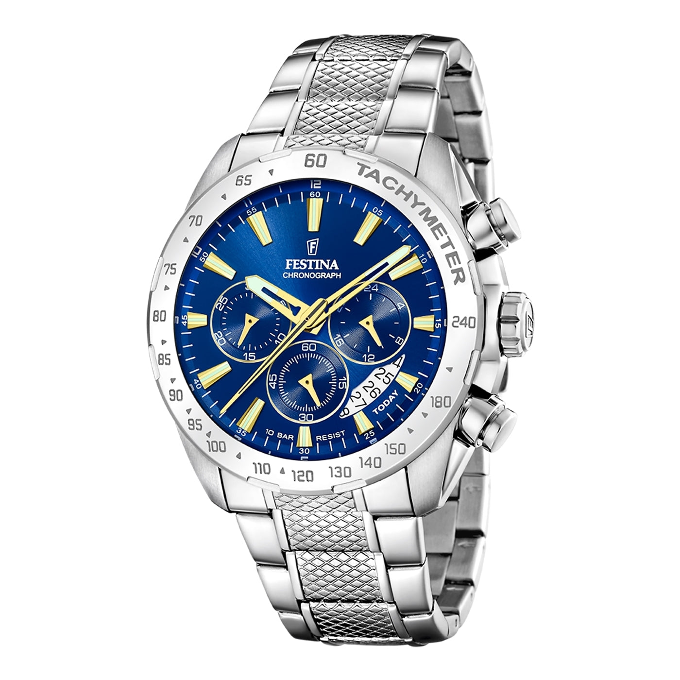 Festina Timeless Chrono Silver Watch F20668/2