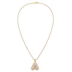 Elli 925 Sterling Silver Necklace Gold plated 2004-BF-0008260-001