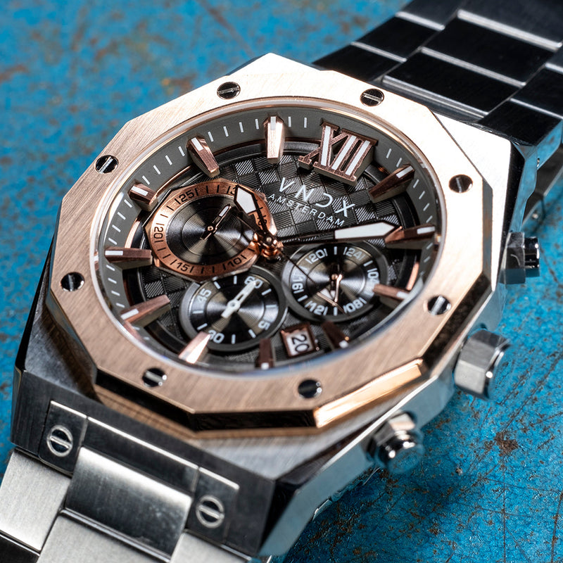 VNDX Wise Man Staal Men's Watch 2003-MS11885-TR-zoom-