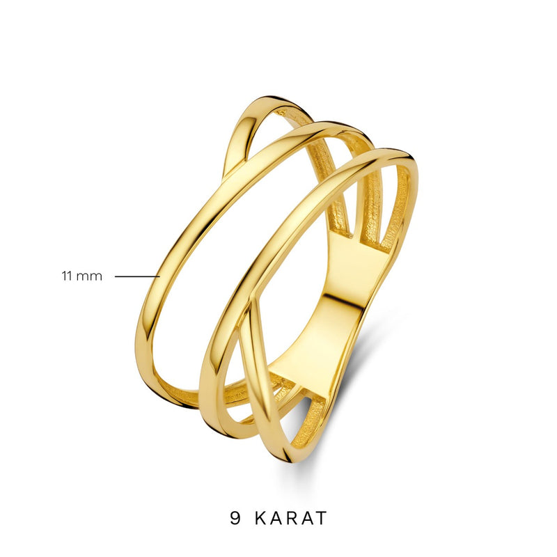 Beloro Jewels Della Spiga Bague Or 9 carats BO330028-48-zoom-