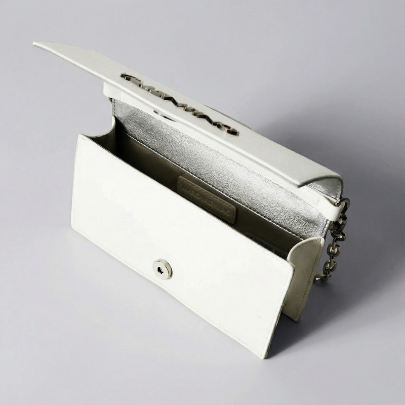 Valentino Bags Stefany Sac bandoulière blanc Stefany VBS90110BIANCO-zoom-