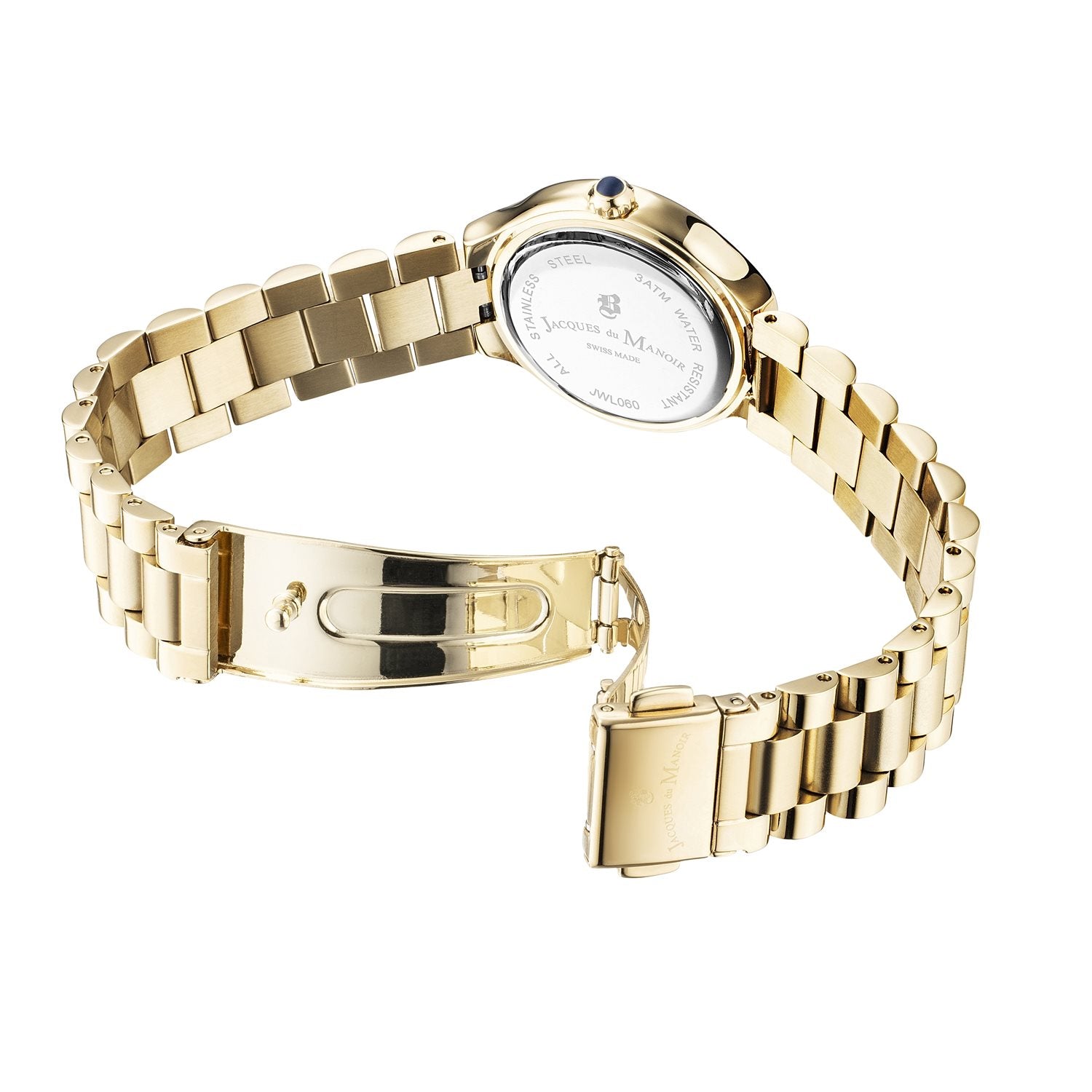Jacques du Manoir Celine Gold-Coloured Stainless Steel Women's Watch JWL06004