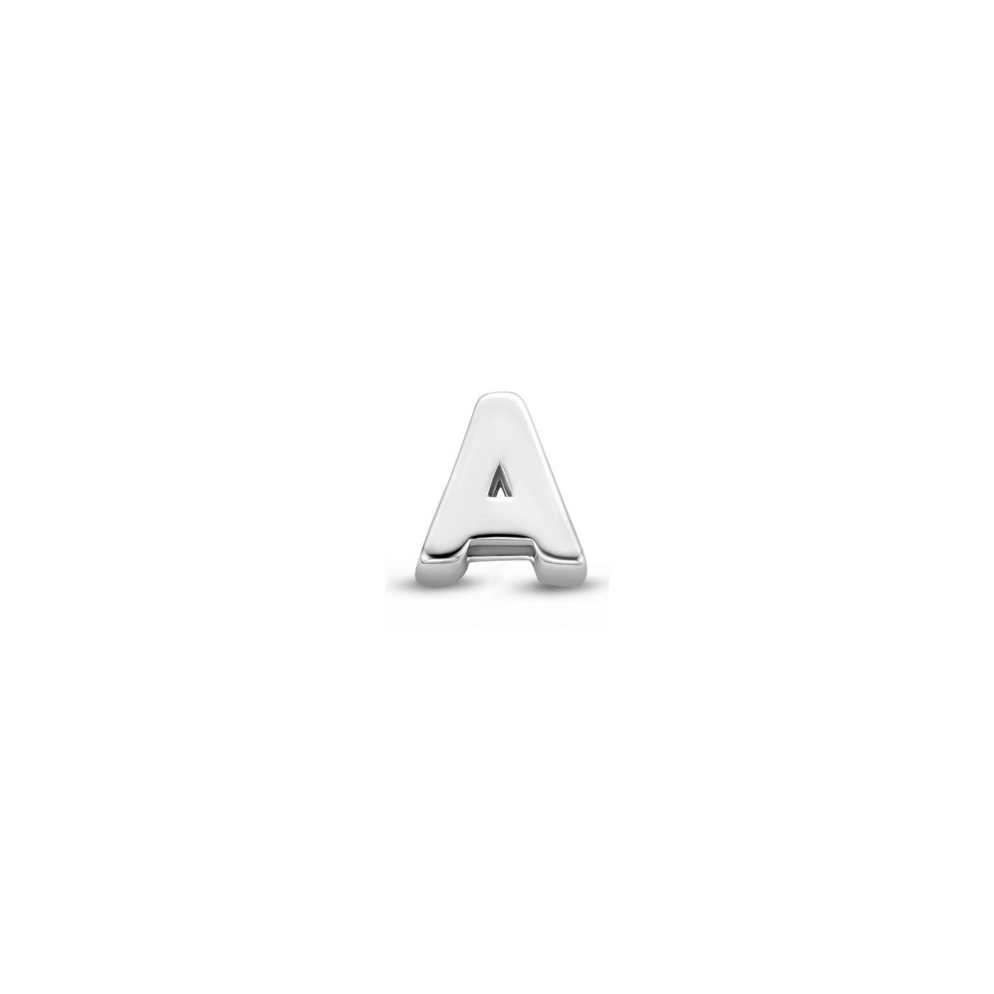Selected Jewels Julie Chloé 925 sterling zilveren initial enkele oorbel SJ360031-A