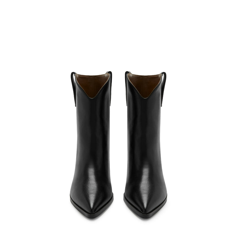 Isabel Bernard Bottes Louane en cuir de veau noir IB53009-001-37-zoom-