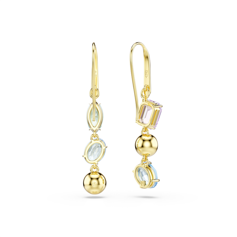 Swarovski Gema Gold Plated Earrings 5747917-zoom-