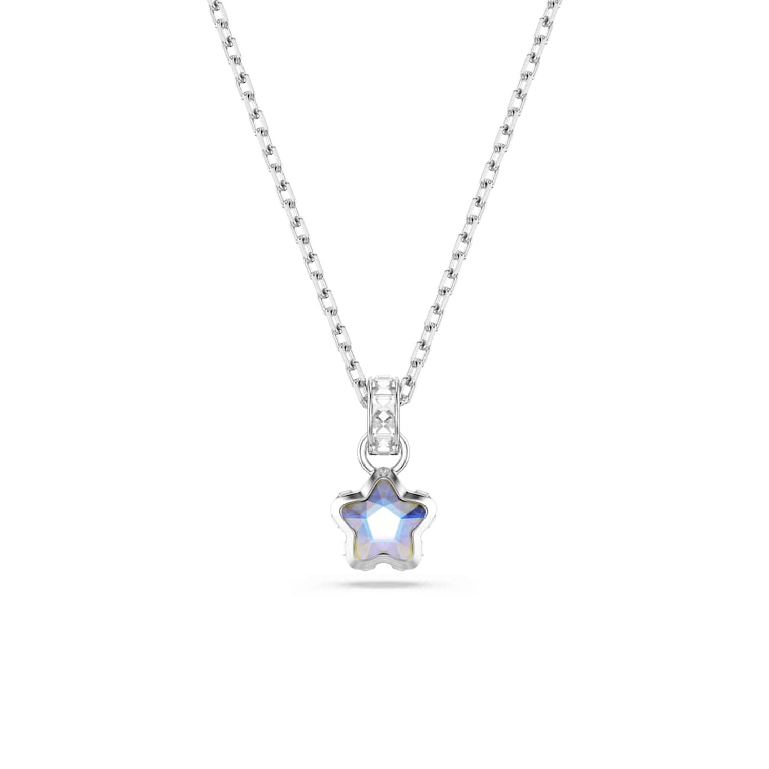 Swarovski Chroma Stars Silver-Tone Necklace 5759678