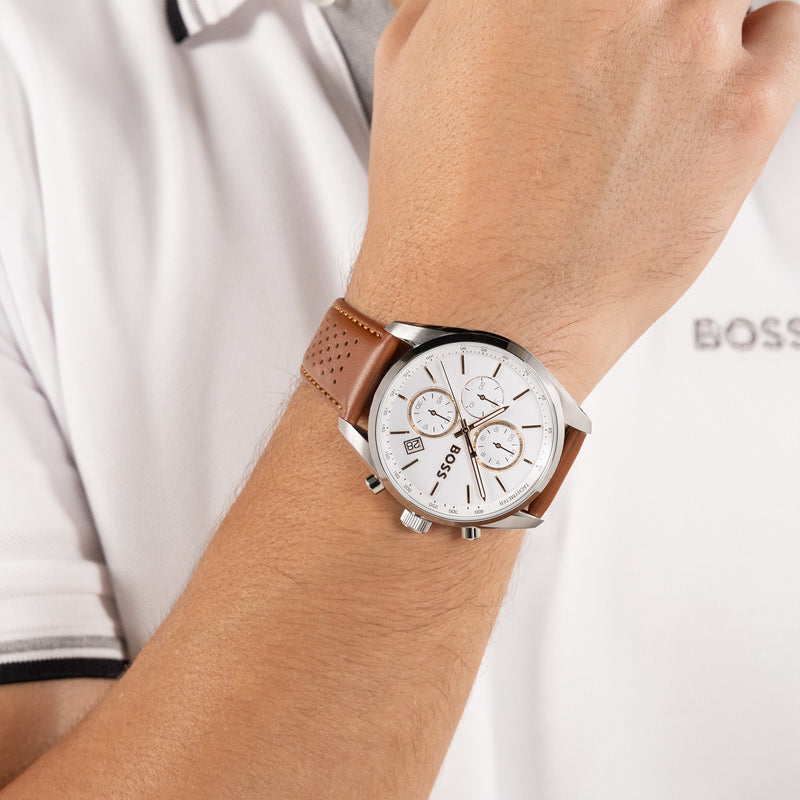 Hugo Boss Montre Chronographe 44 mm HB1514313-zoom-