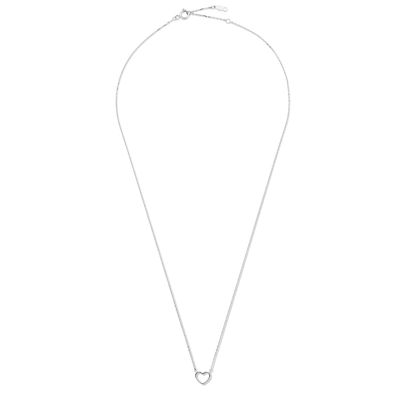 Isabel Bernard Saint Germain Collier Or blanc 14 carats IB340076-zoom-