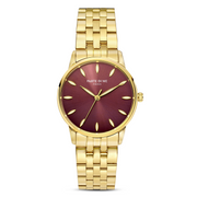 Parte Di Me Orologio montre ronde femme doré et brun foncé PDM09047
