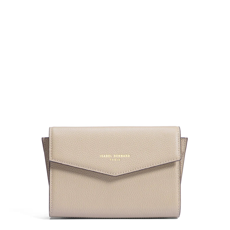 Isabel Bernard Honoré Lina Pochette Beige Avec Chaîne D’Épaule Amovible IB21135-072-zoom-
