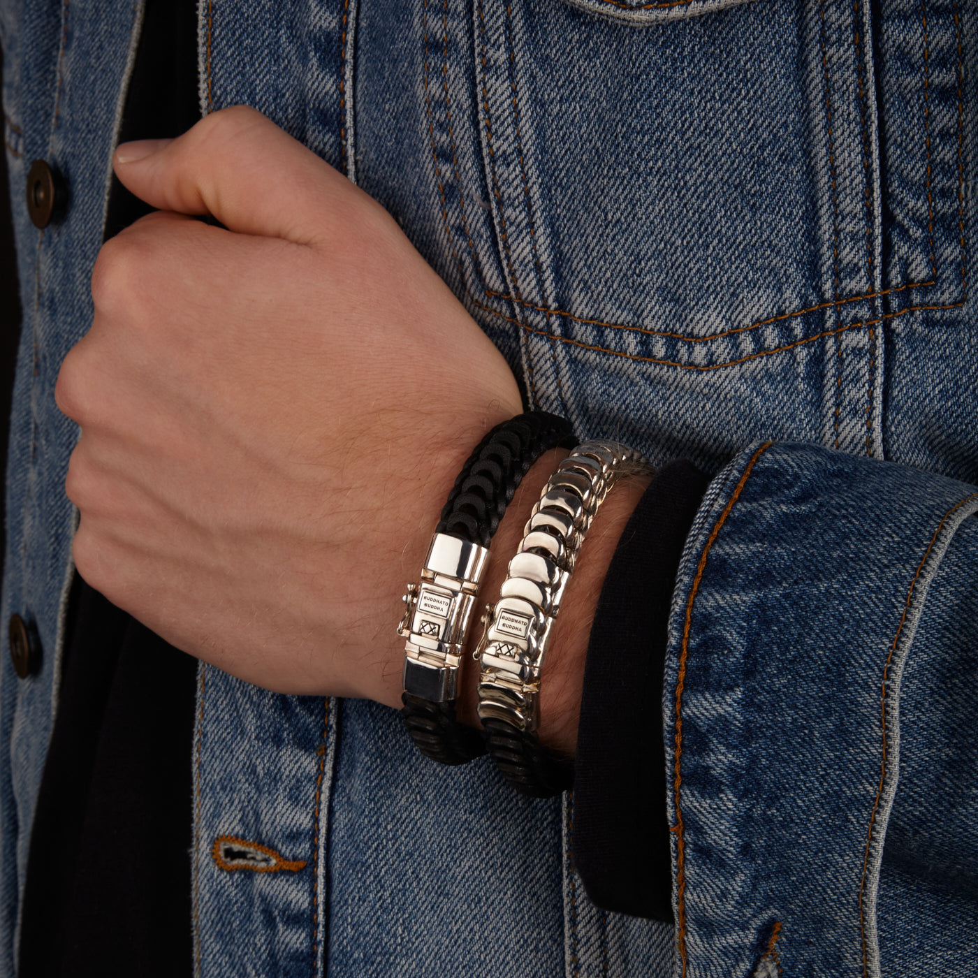 Buddha to Buddha Lars Black Bracelet BTB122BL-E