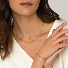Mockberg Gold Plated Darling Necklace MO235
