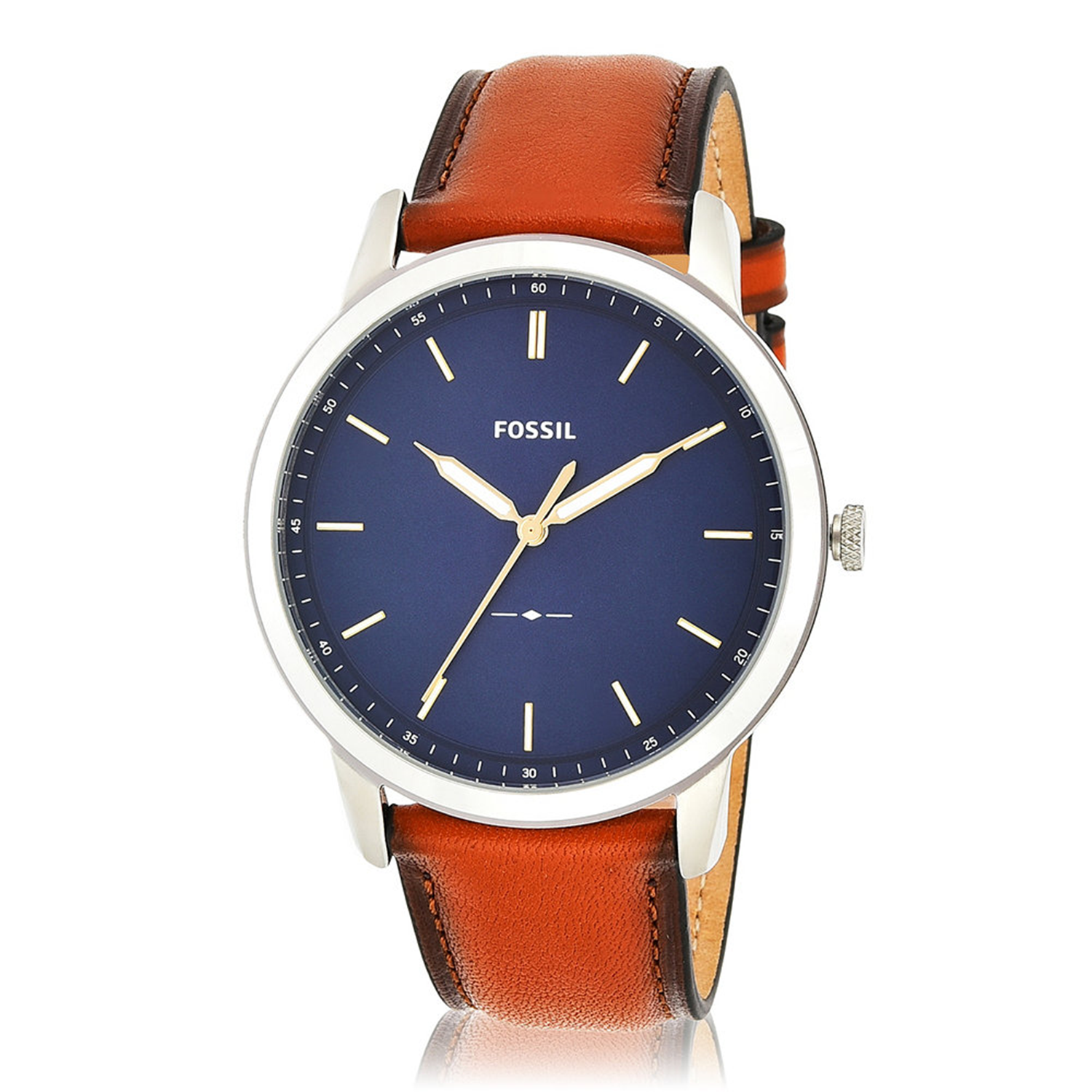 Fossil The Minimalist Silver and Blue Men's Watch FS5304