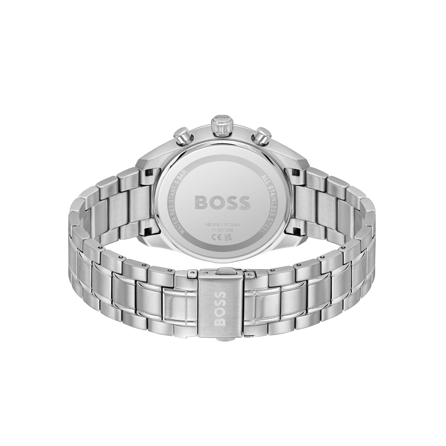 Hugo Boss Grand Prix 40 Silver Men's Watch HB1514265