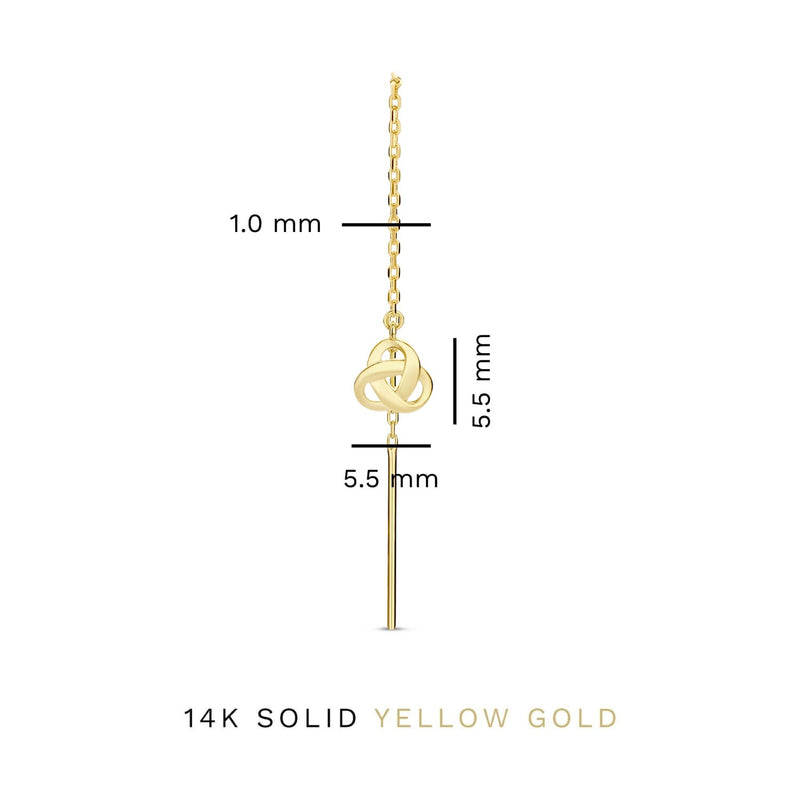 Isabel Bernard Rivoli Femmes Pendentifs d'oreille Or 14 carats IB360220-zoom-