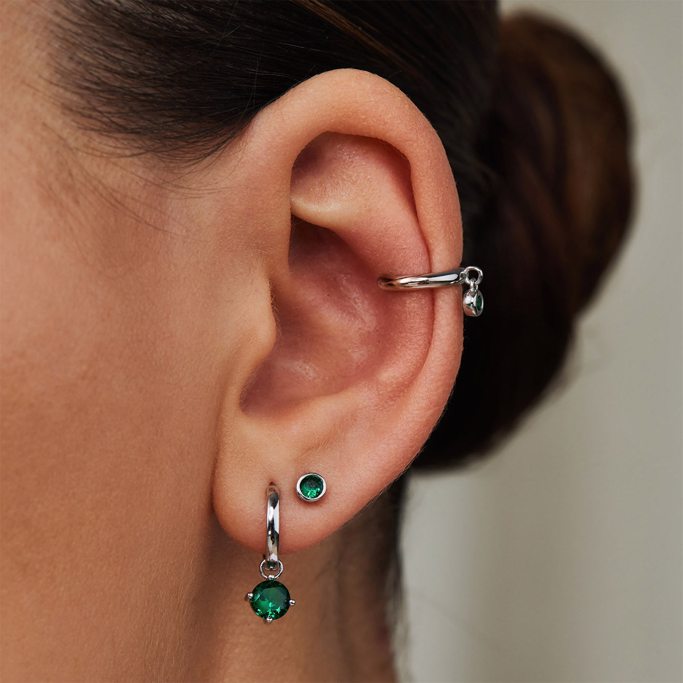 Violet Hamden Venus 925 Sterling Zilveren Ear Cuff Met Geboortesteen VH370001-JUL