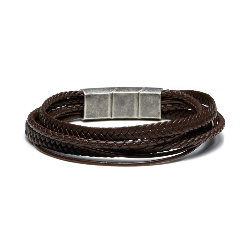 Sem Lewis Hommes Bracelet Marron SL320006-zoom-