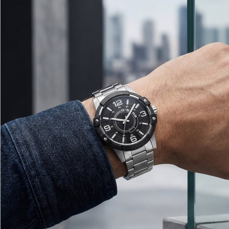 G-STAR Constructed Montre Homme Argentée GSW.506.06-zoom-