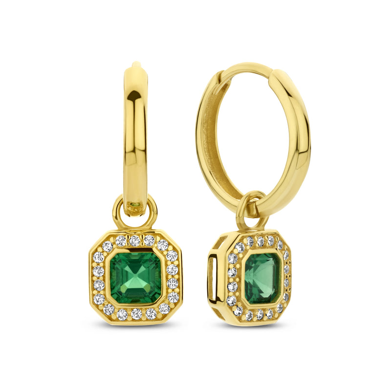 Beloro Jewels Monte Napoleone Femmes Créoles Or 9 carats BO360048-zoom-