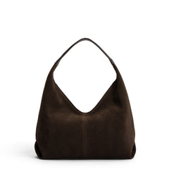 Isabel Bernard Honoré Grace mini dark brown suede handbag IB21132-131