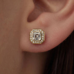 Beloro Jewels Monte Napoleone Sofia 9 carat gold Ear Studs BO360042