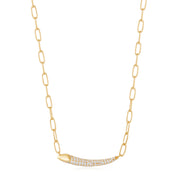 Ania Haie Tough Love 2 925 Sterling Silver Necklace 2002-AH-N051-01G