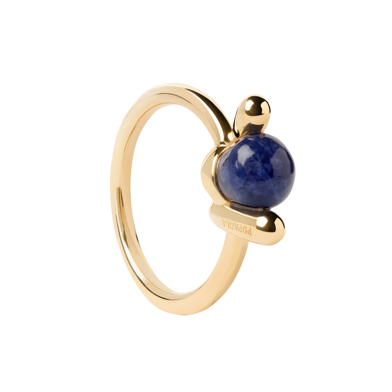 P D Paola Twist Bague torsadée en argent sterling 925 plaqué or AN01-D21-12-zoom-