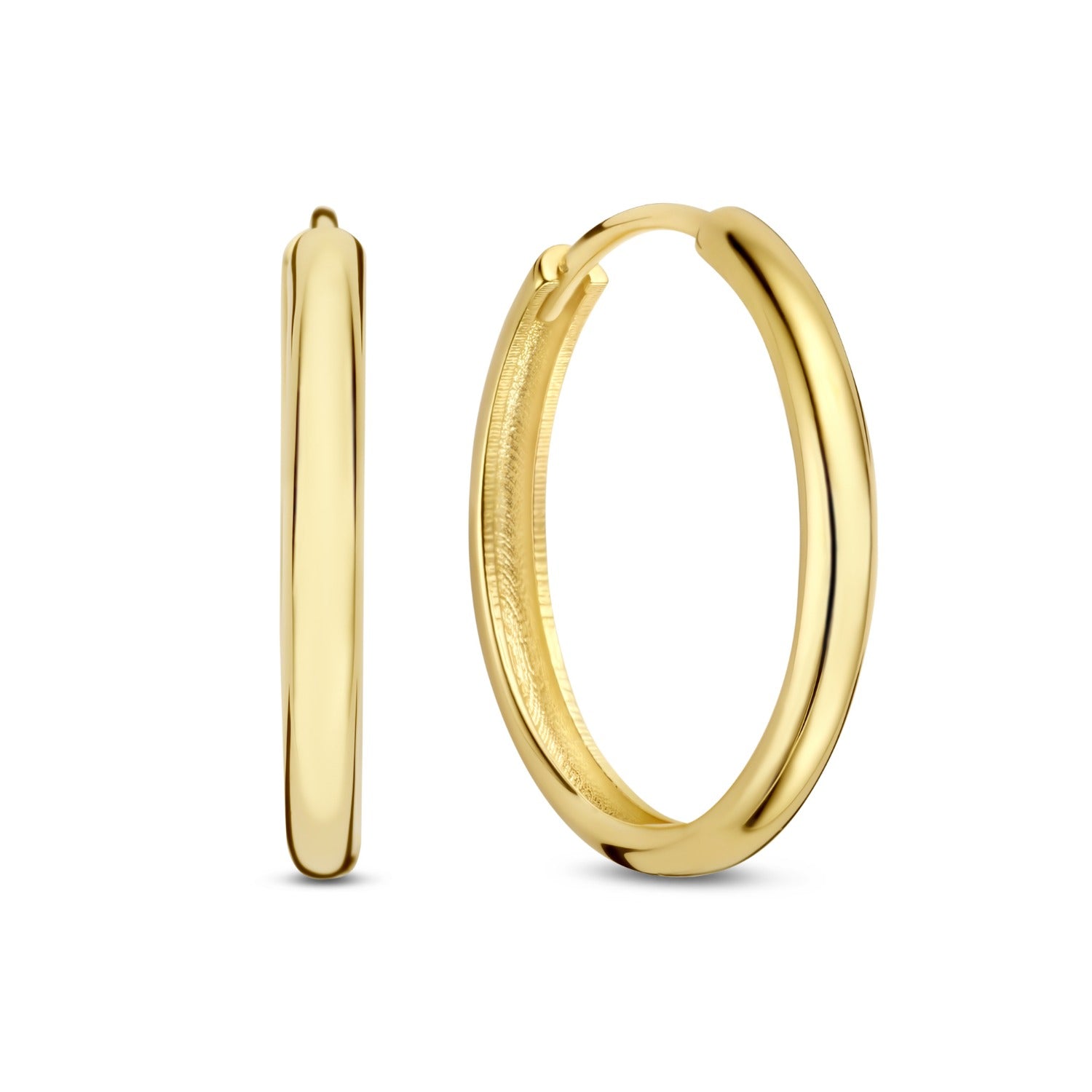 Isabel Bernard Rivoli Morgane 14 carat Gold Hoop Earrings IB360266