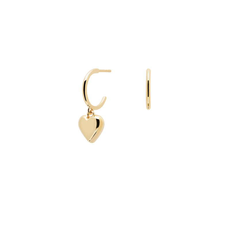 P D Paola Engrave Me Boucles d'oreilles Plaqué or 18 carats AR01-364-U-zoom-