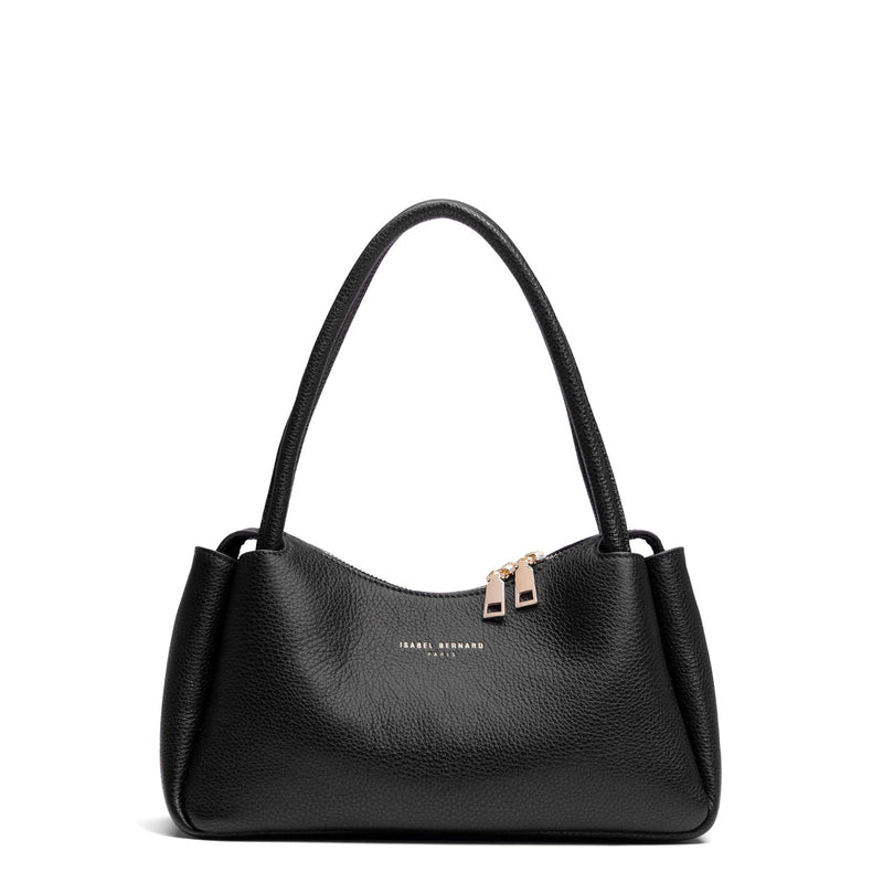 Isabel Bernard Honoré Eve Sac à main noir en cuir de veau IB21133-001-zoom-