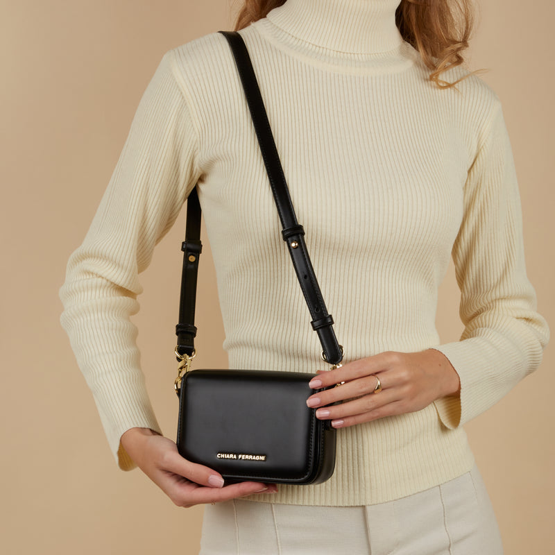 Chiara Ferragni Sac Besace Noir 75SB4BK2-ZS959-899-zoom-
