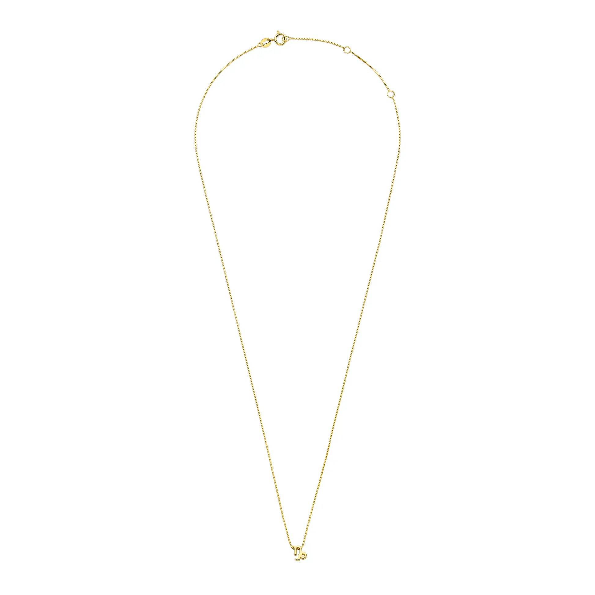 Isabel Bernard Étoiles d’Or Capricorn 14 Carat Gold Venetian Necklace With Horoscope IB340187
