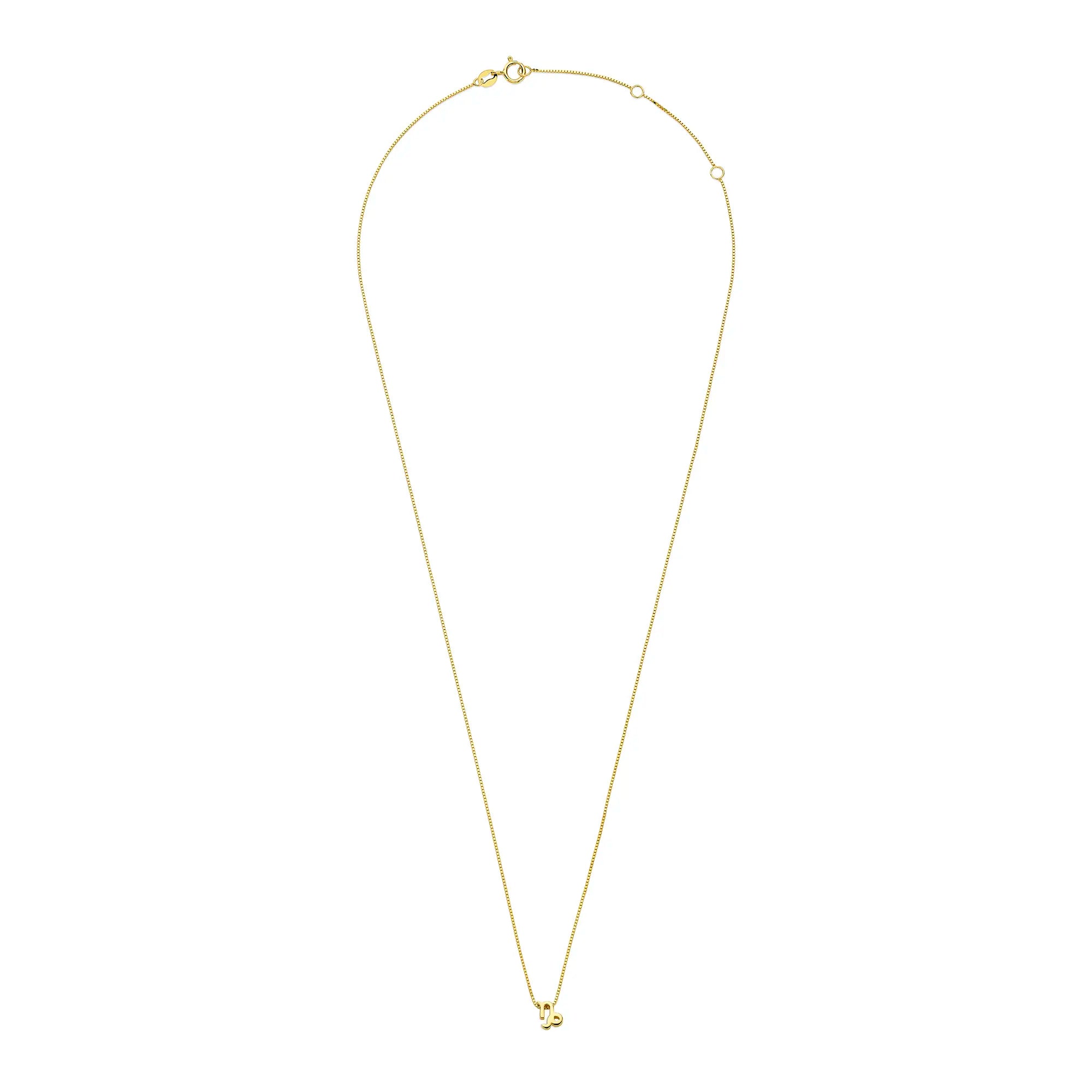 Isabel Bernard Étoiles d’Or Capricorn 14 Carat Gold Venetian Necklace With Horoscope IB340187
