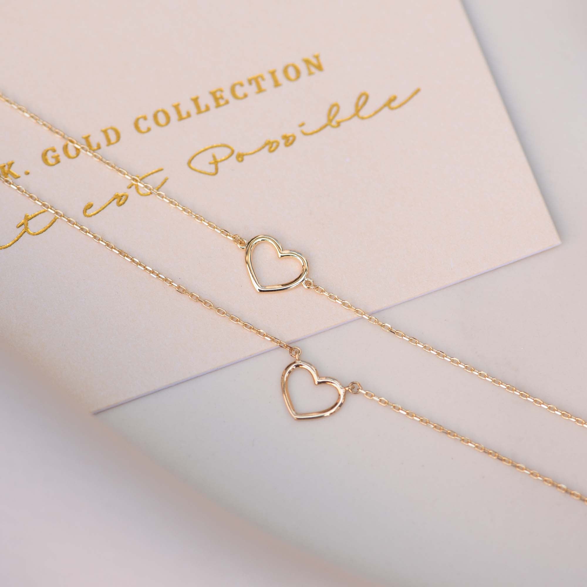 Isabel Bernard Belleville Amore 14 Carat Golden Necklace IB340138 (Length: 40.00-44.00 cm)