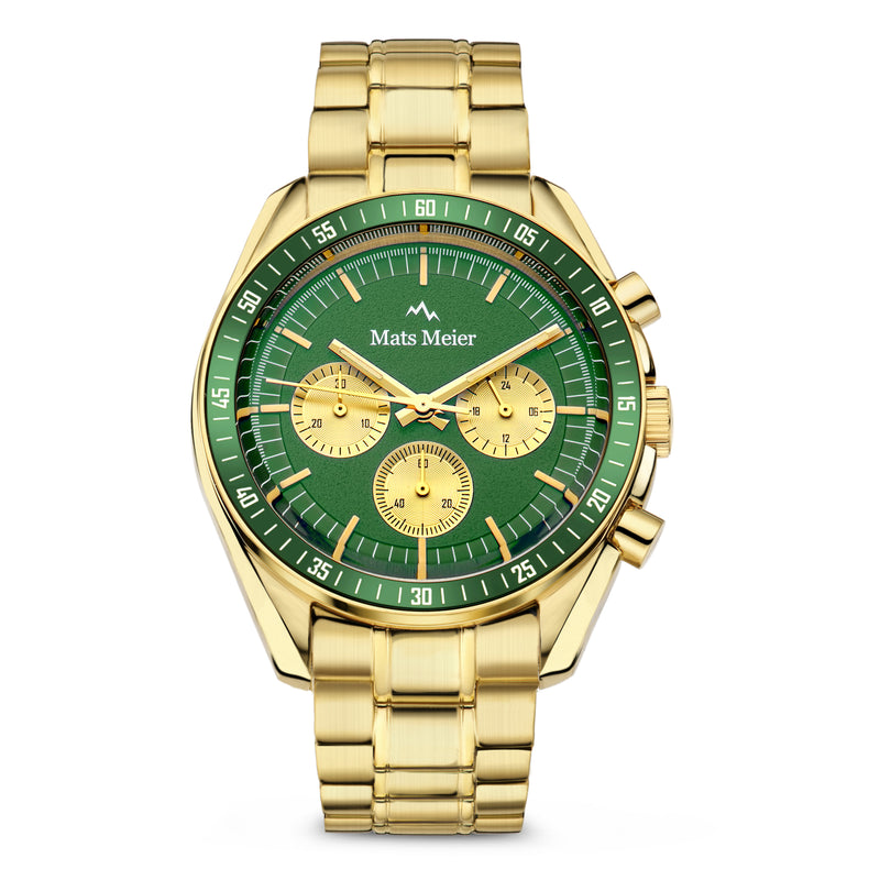 Mats Meier Arosa Racing Hommes Montre Or MM50017-zoom-